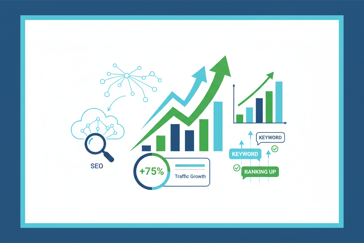 SEO campaign positive performance, scaling