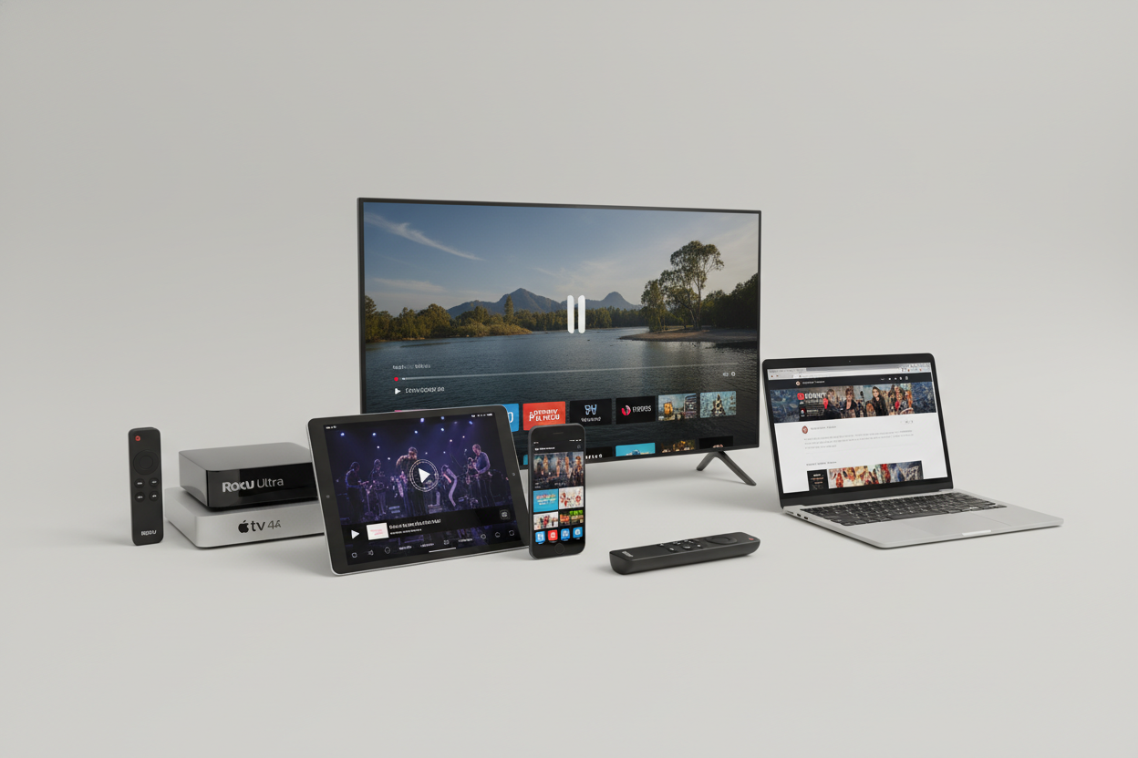 streaming and commercial television- devices. 